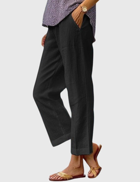 ISABELLA | PANTALONI IN LINO DAL TAGLIO MORBIDO