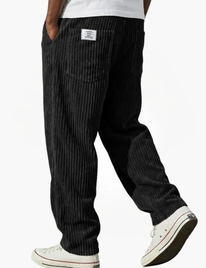 TOMMASO | PANTALONI IN VELLUTO A COSTE