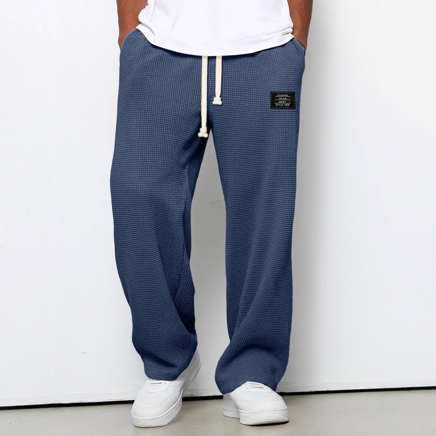 MATTEO | PANTALONI WAFFLE PREMIUM