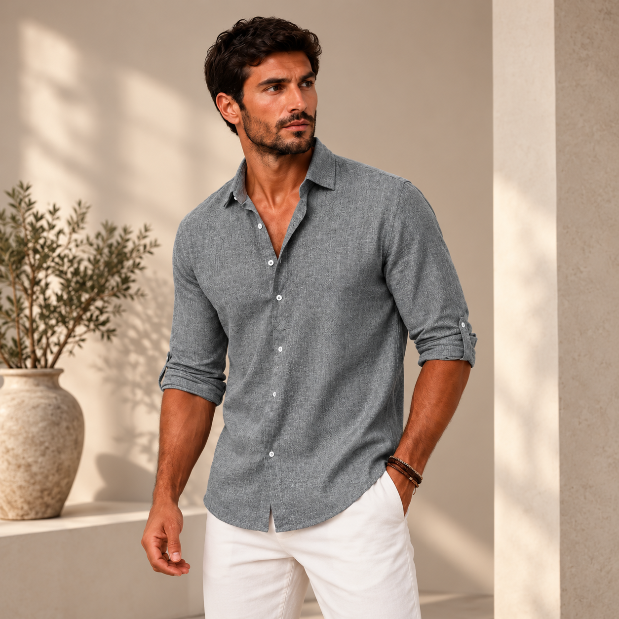 Enzo | Camicia Leggera Dallo Stile Raffinato