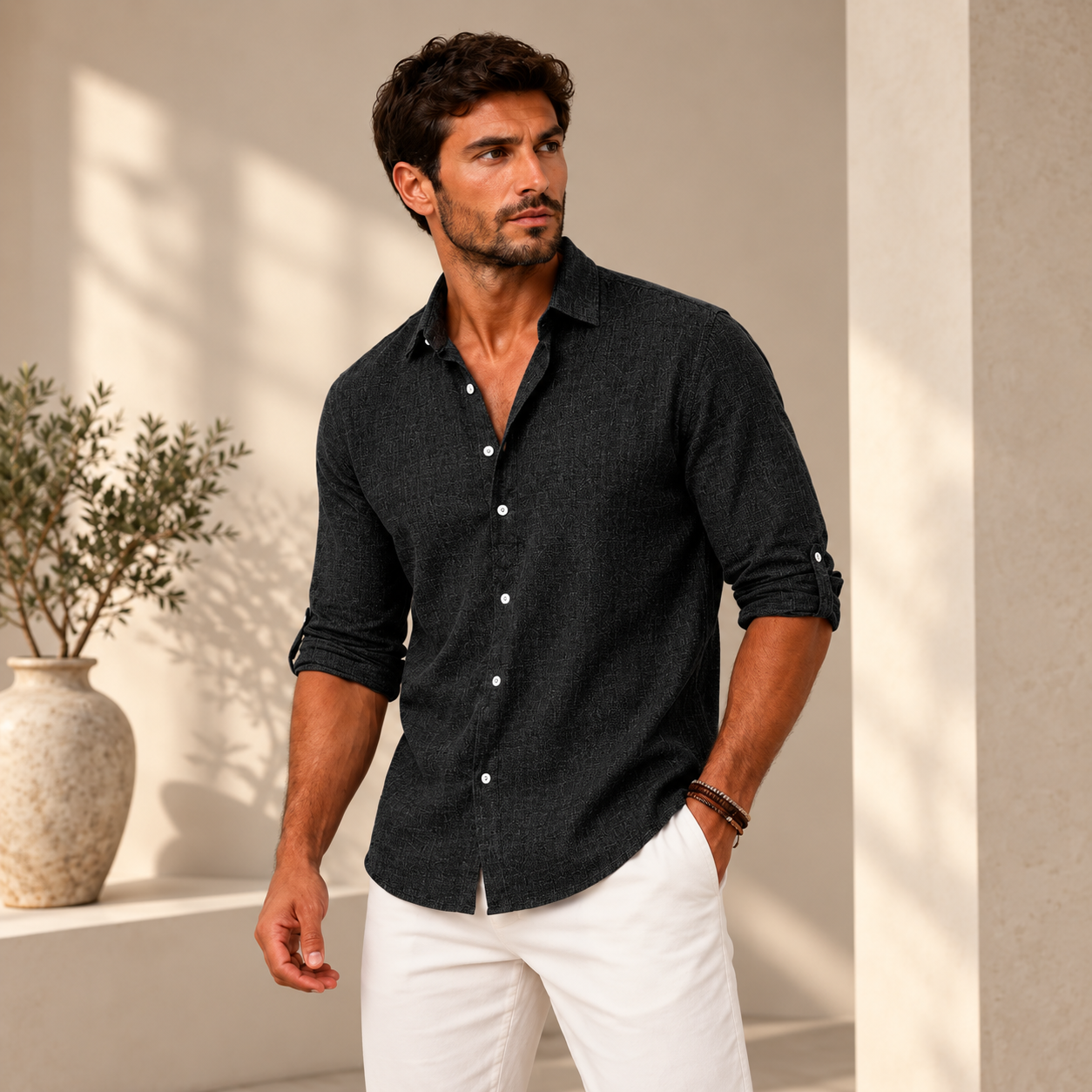 Enzo | Camicia Leggera Dallo Stile Raffinato