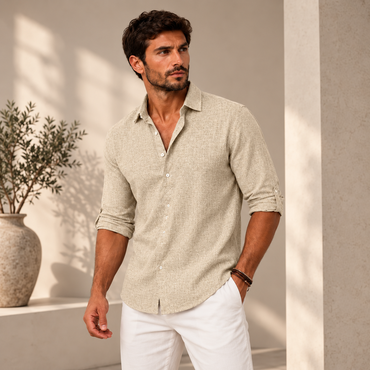 Enzo | Camicia Leggera Dallo Stile Raffinato