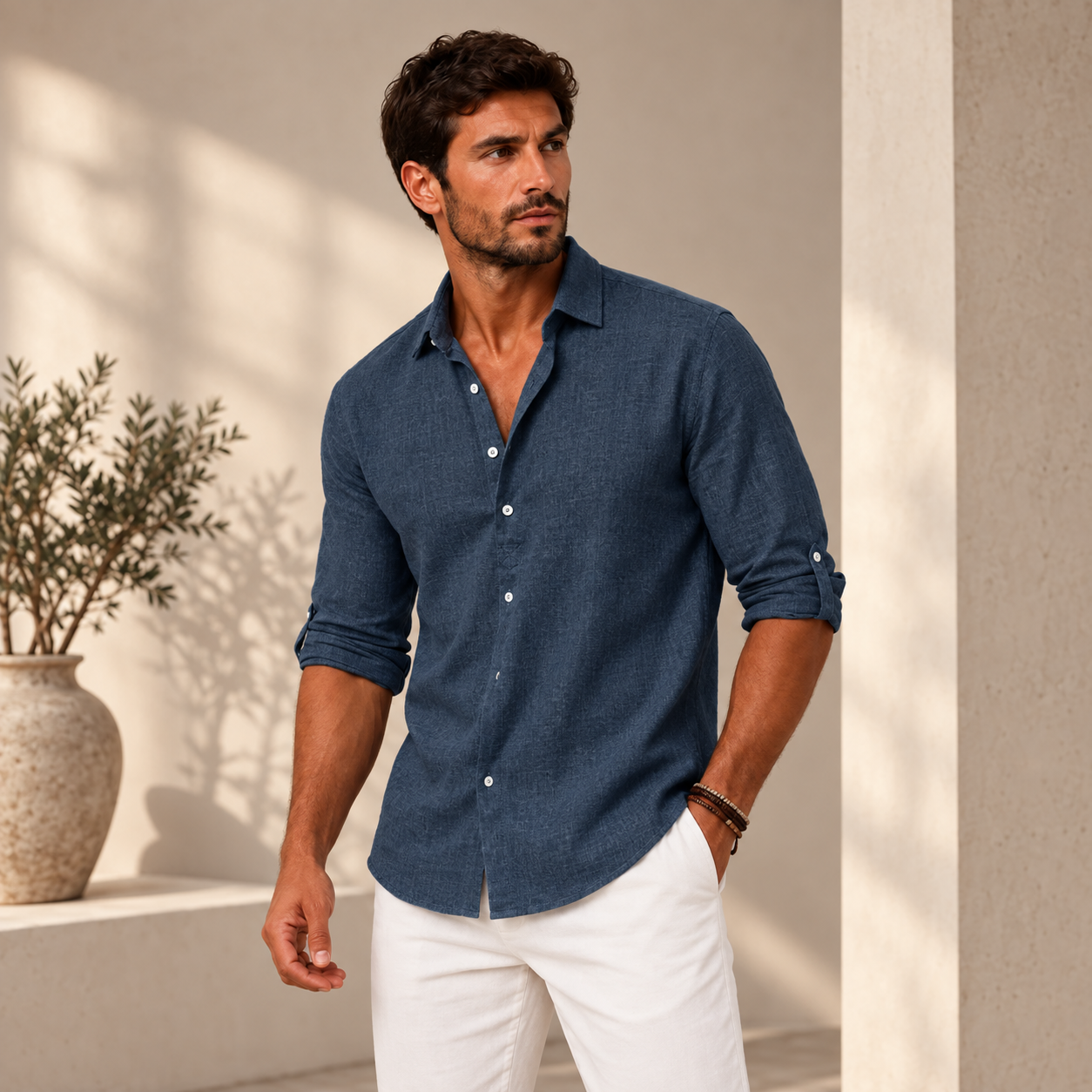 Enzo | Camicia Leggera Dallo Stile Raffinato