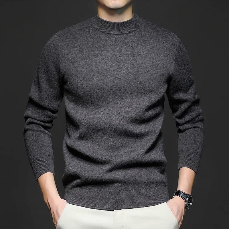 Giacomo | Maglione Beige Collo Alto