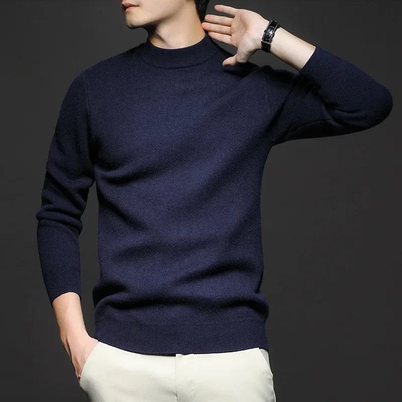 Giacomo | Maglione Beige Collo Alto
