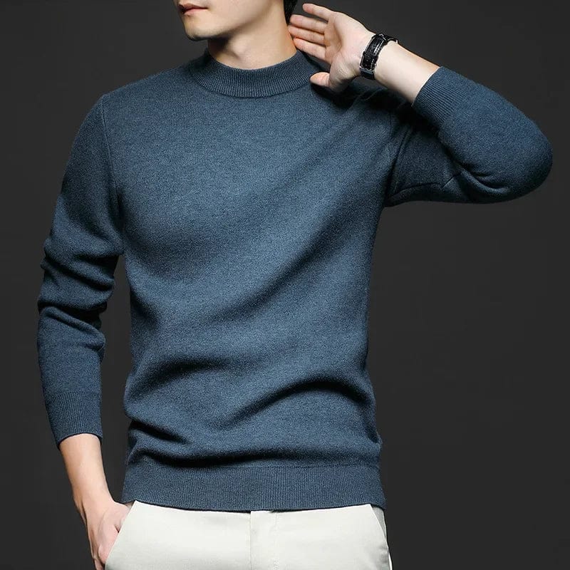 Giacomo | Maglione Beige Collo Alto