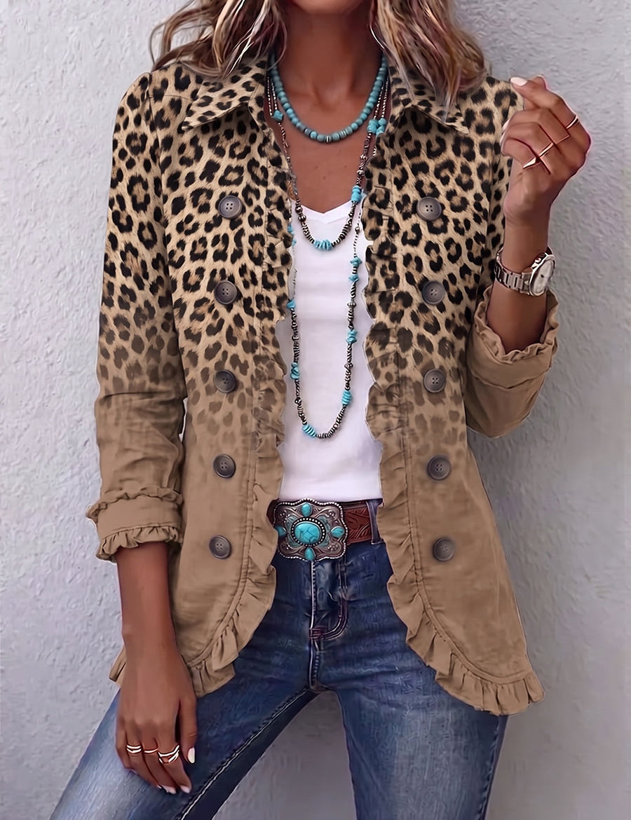 Greta | Giacca con Bottoni e Rouches