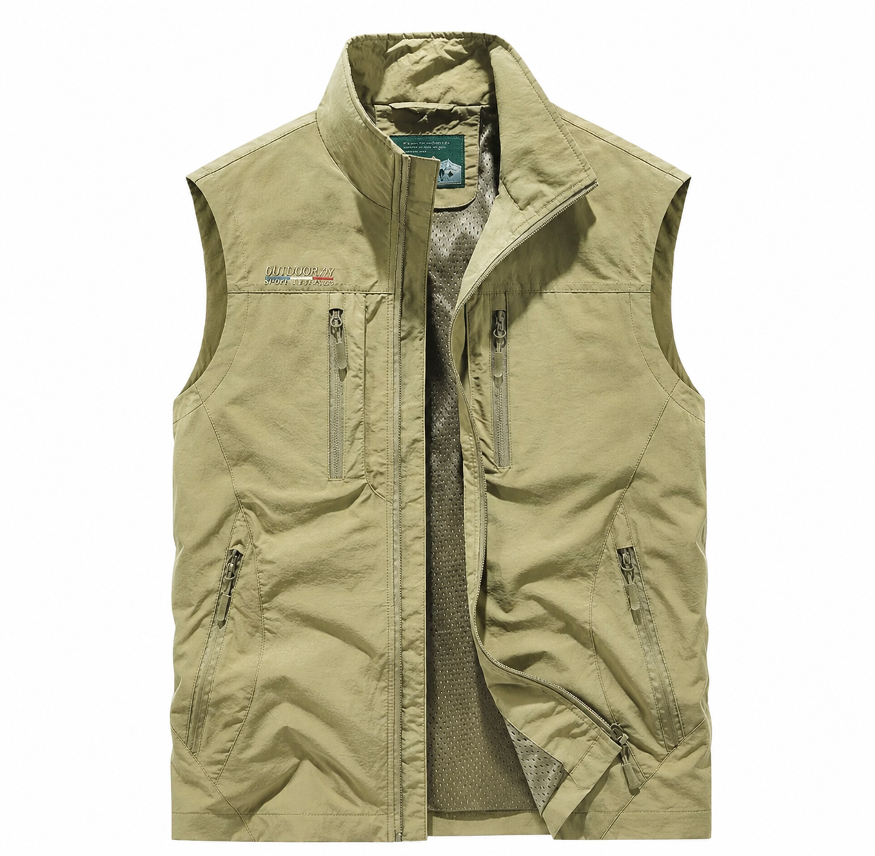 Ruggero | Gilet Multitasche Grigio Tecnico